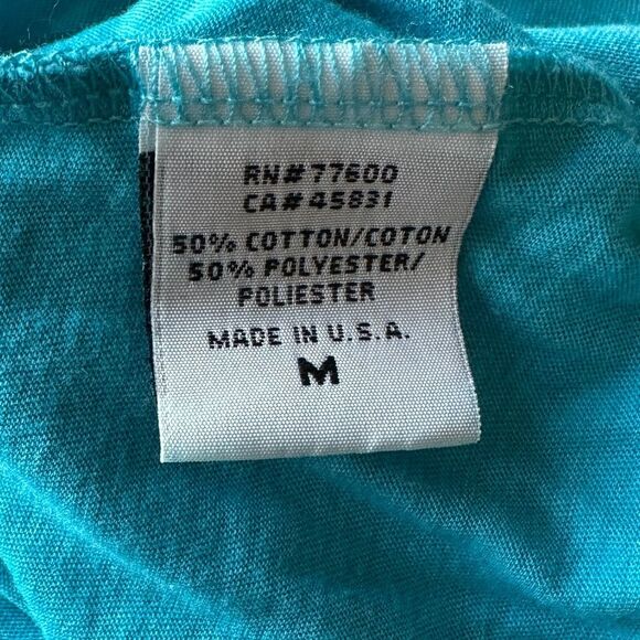 NWOT Chaser Sleeveless Tank Top Cut-Out Back Festival Style in Turquoise Small - Picture 13 of 16